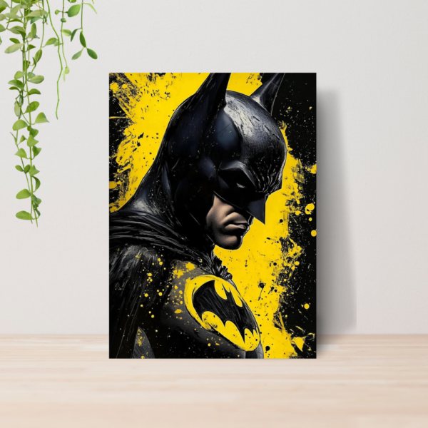 Quadro Batman DC Comics Heroi A4 | Placa MDF 07