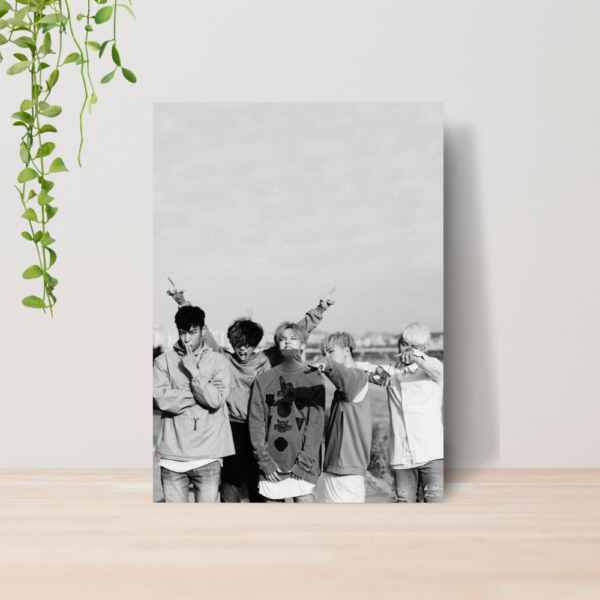 Quadro Big Bang Kpop Boy Band A4 | Placa MDF 04
