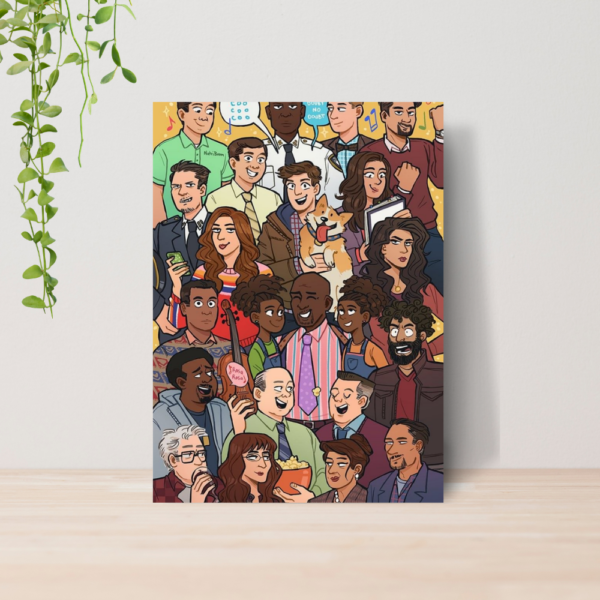 Quadro Decorativo Brooklyn Nine Nine Serie A4 MDF 11