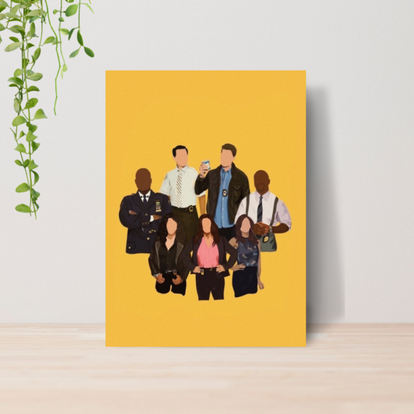 Quadro Decorativo Brooklyn Nine Nine Serie A4 MDF 02
