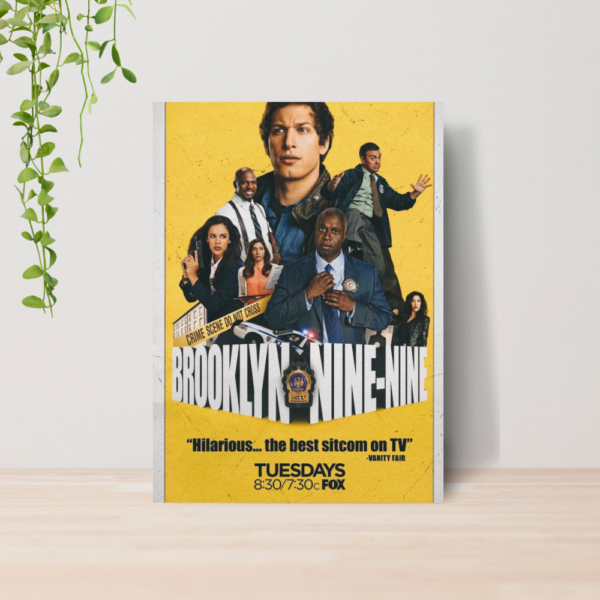 Quadro Decorativo Brooklyn Nine Nine Serie A4 MDF 03
