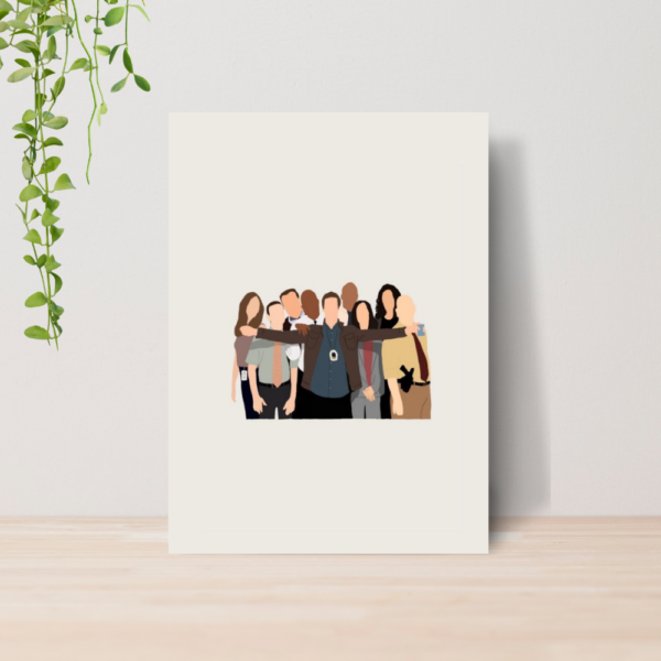 Quadro Decorativo Brooklyn Nine Nine Serie A4 MDF 04