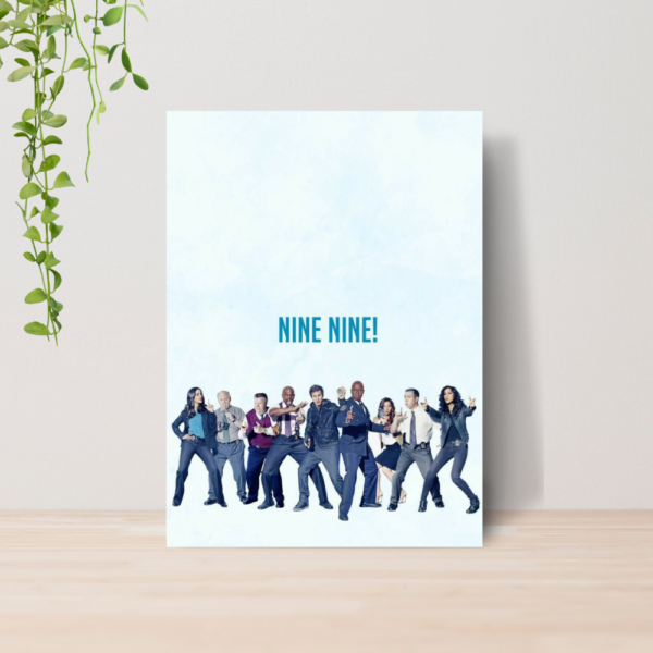 Quadro Decorativo Brooklyn Nine Nine Serie A4 MDF 08