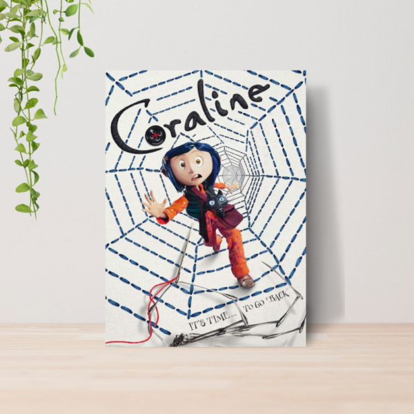 Quadro Decorativo Coraline Filme Tim Burton A4 MDF 03