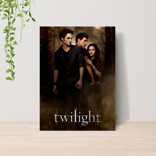 Quadro Decorativo Crepúsculo Filme Twilight Saga A4 MDF 02