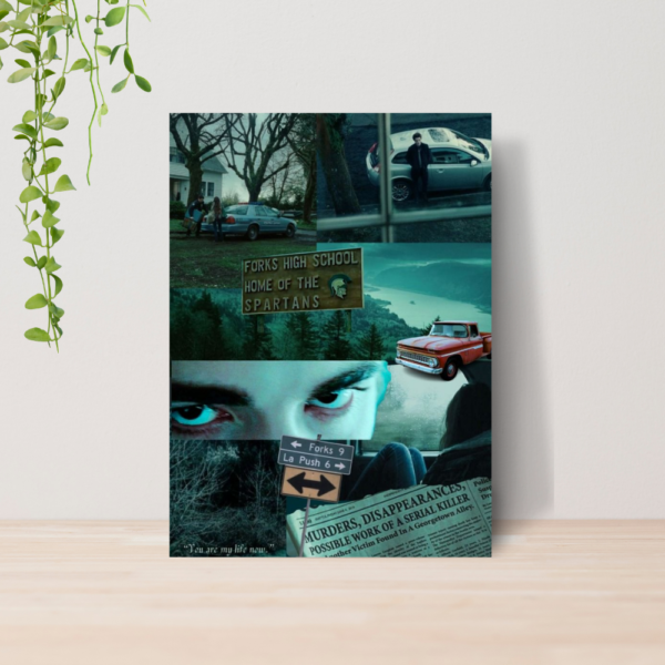 Quadro Decorativo Crepúsculo Filme Twilight Saga A4 MDF 04