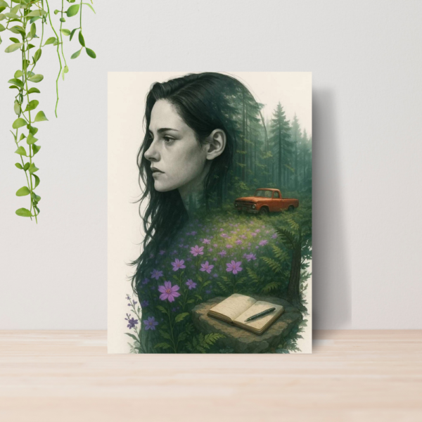 Quadro Decorativo Crepúsculo Filme Twilight Saga A4 MDF 07