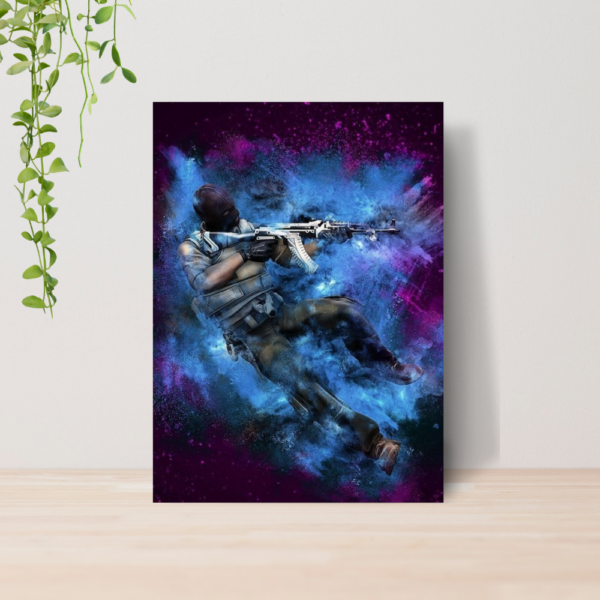 Quadro Decorativo CS GO Counter Strike Jogo A4 MDF 08