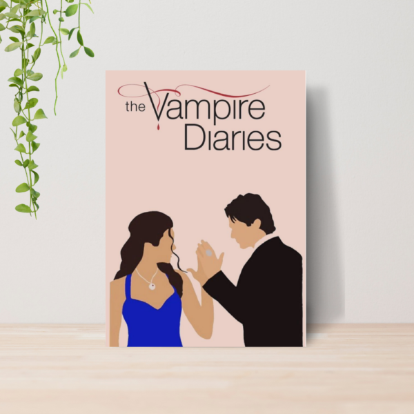 Quadro Diários De Um Vampiro Serie The Vampire Diaries 01