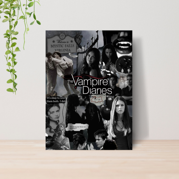 Quadro Diários De Um Vampiro Serie The Vampire Diaries 03