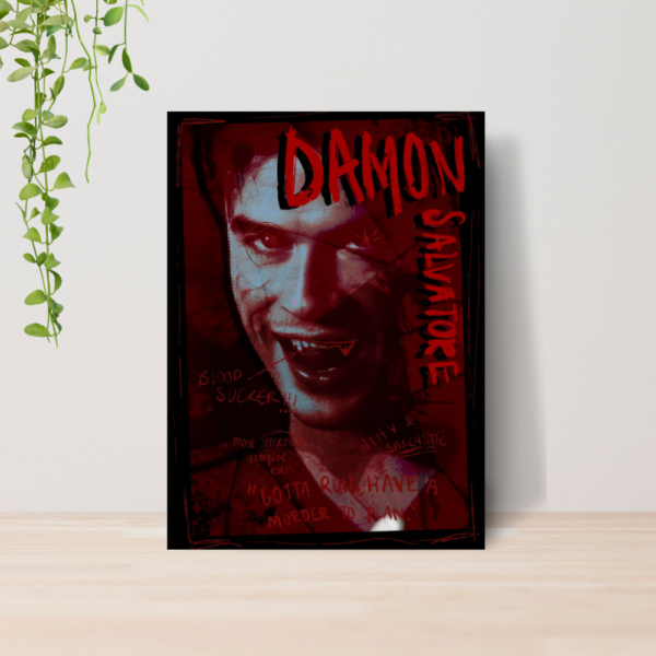 Quadro Diários De Um Vampiro Serie The Vampire Diaries 05