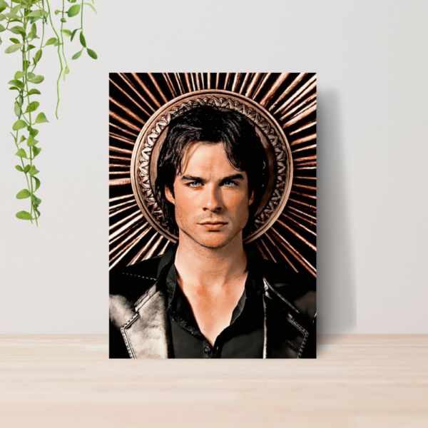 Quadro Diários De Um Vampiro Serie The Vampire Diaries 07