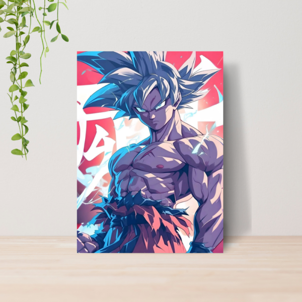 Quadro Decorativo Dragon Ball Z Goku Anime Manga A4 MDF 07