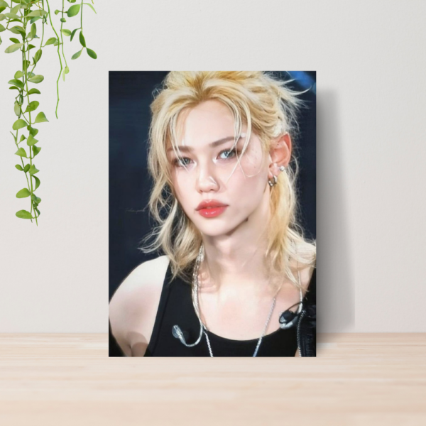 Quadro Felix Stray Kids Kpop A4 | Placa MDF 10