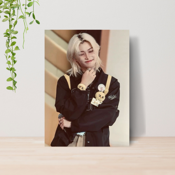 Quadro Felix Stray Kids Kpop A4 | Placa MDF 04