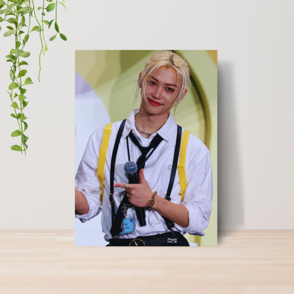 Quadro Felix Stray Kids Kpop A4 | Placa MDF 07