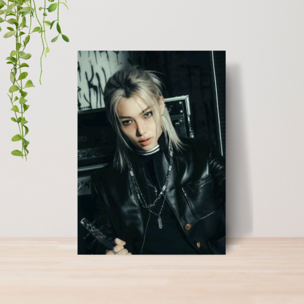 Quadro Felix Stray Kids Kpop A4 | Placa MDF 08