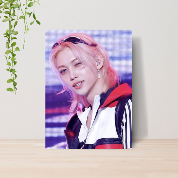 Quadro Felix Stray Kids Kpop A4 | Placa MDF 09
