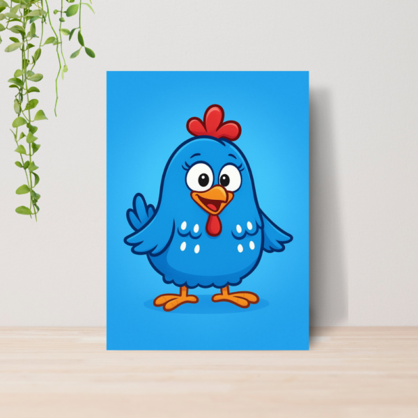 Quadro Decorativo Galinha Pintadinha Infantil A4 MDF 05