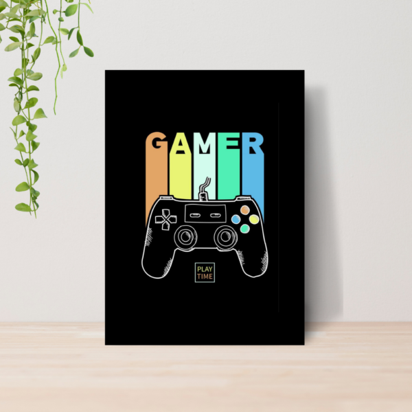 Quadro Decorativo Gamer Playstation Jogo A4 MDF 01