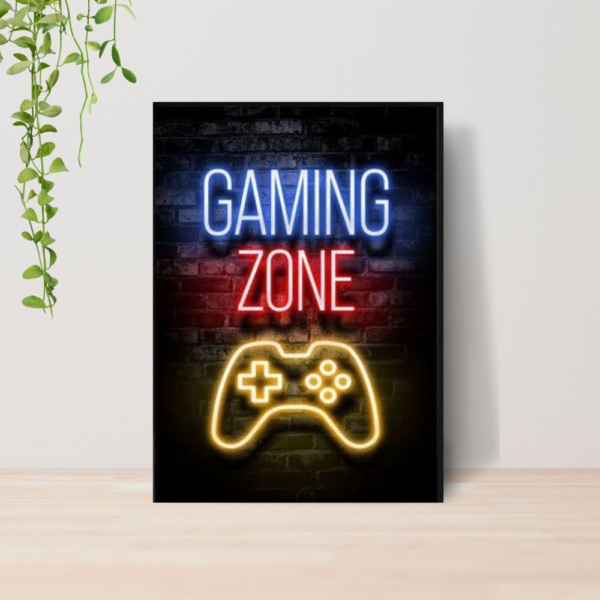 Quadro Decorativo Gamer Playstation Jogo A4 MDF 07