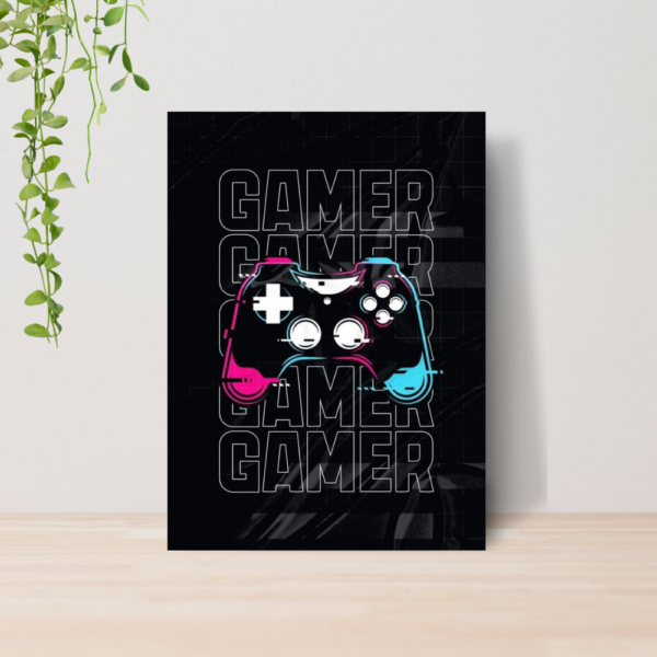 Quadro Decorativo Gamer Playstation Jogo A4 MDF 08