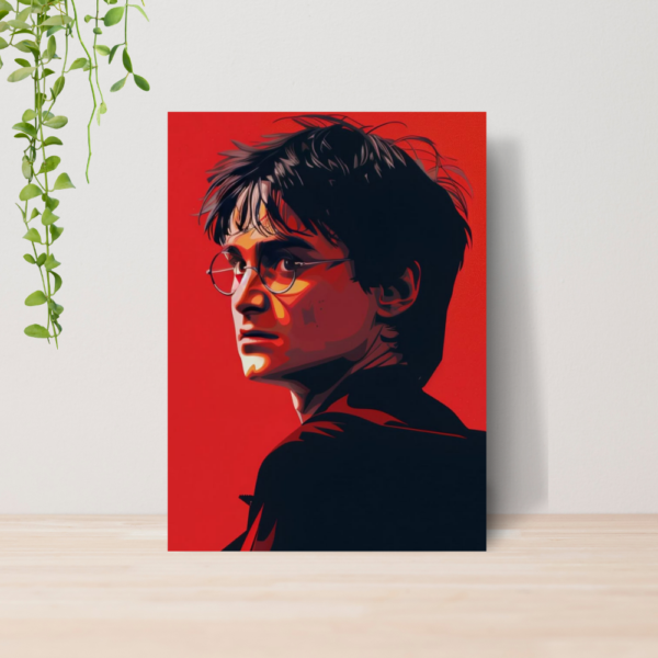 Quadro Decorativo Harry Potter Hogwarts A4 MDF 08
