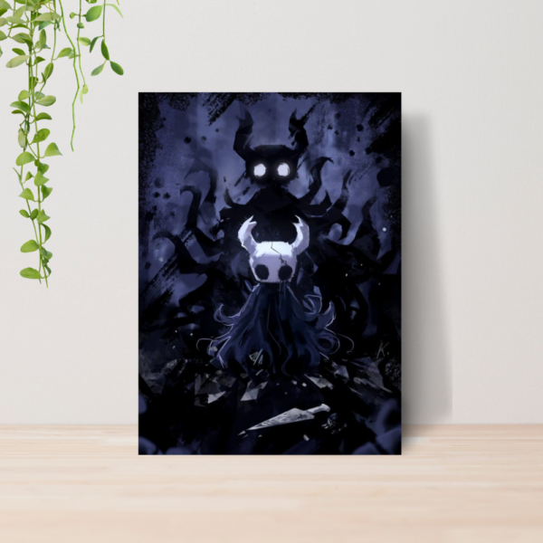 Quadro Decorativo Hollow Knight Jogo Indie A4 MDF 10