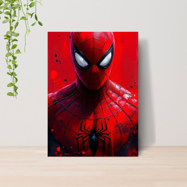 Quadro Homem Aranha Spider Man Geek A4 | Placa MDF 03