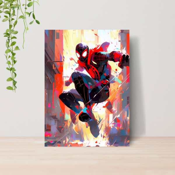 Quadro Homem Aranha Spider Man Geek A4 | Placa MDF 05
