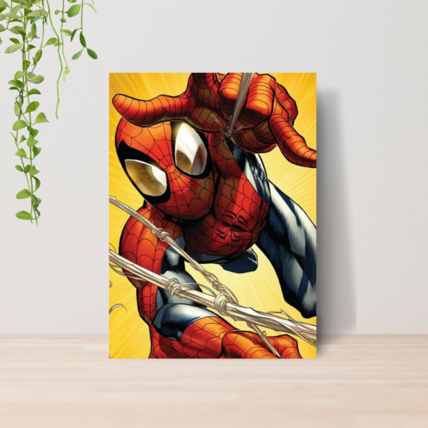 Quadro Homem Aranha Spider Man Geek A4 | Placa MDF 06