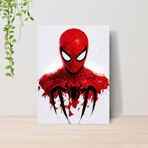 Quadro Homem Aranha Spider Man Geek A4 | Placa MDF 07