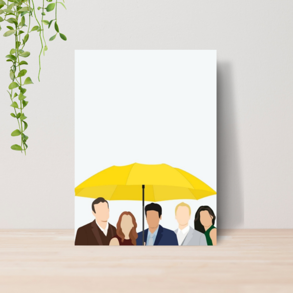 Quadro Decorativo How I Met Your Mother Serie A4 MDF 02