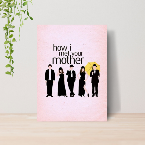 Quadro Decorativo How I Met Your Mother Serie A4 MDF 07