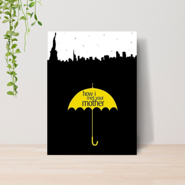 Quadro Decorativo How I Met Your Mother Serie A4 MDF 09