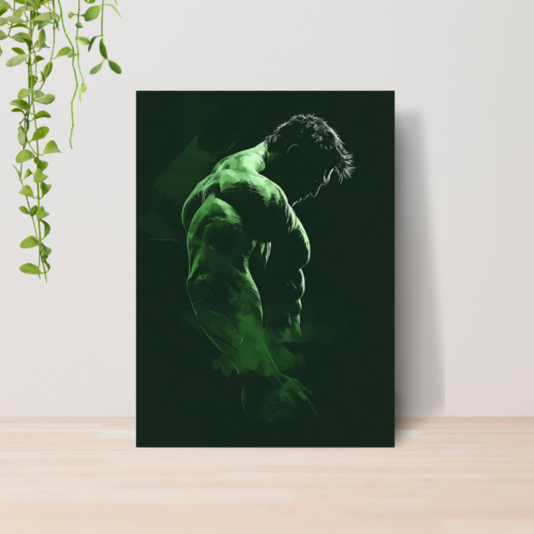 Quadro Hulk Marvel Vingadores Heroi A4 | Placa MDF 06