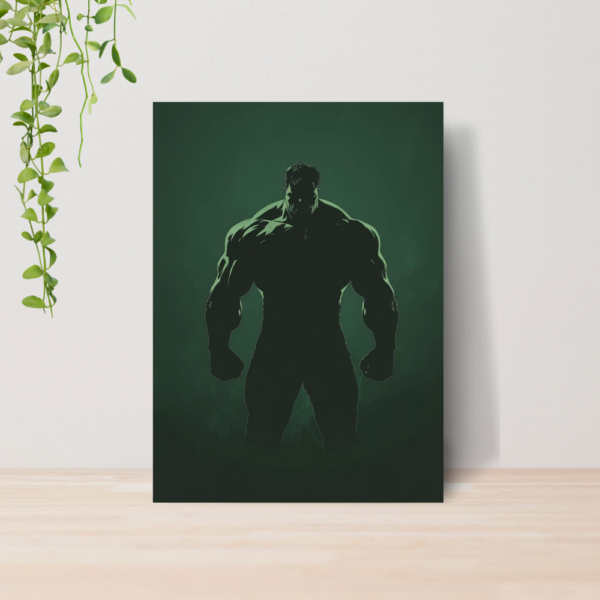 Quadro Hulk Marvel Vingadores Heroi A4 | Placa MDF 08