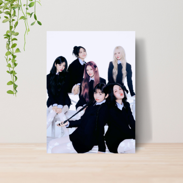 Quadro IVE Kpop Girl Group A4 | Placa MDF 01