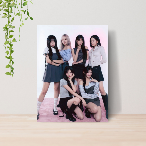 Quadro IVE Kpop Girl Group A4 | Placa MDF 02