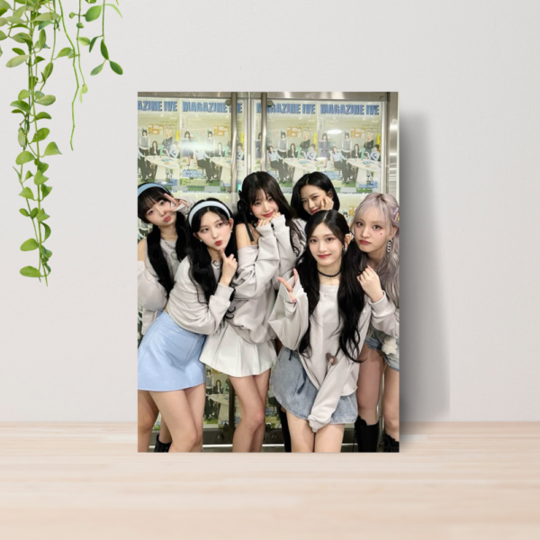 Quadro IVE Kpop Girl Group A4 | Placa MDF 04