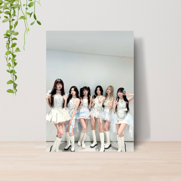 Quadro IVE Kpop Girl Group A4 | Placa MDF 05