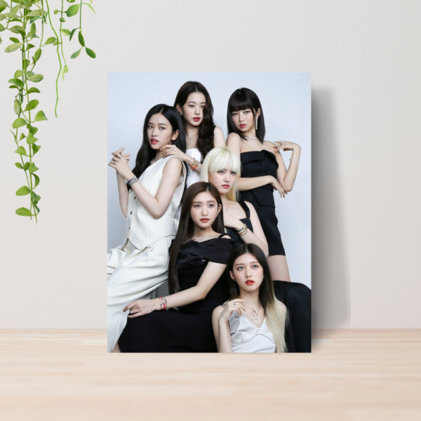 Quadro IVE Kpop Girl Group A4 | Placa MDF 07