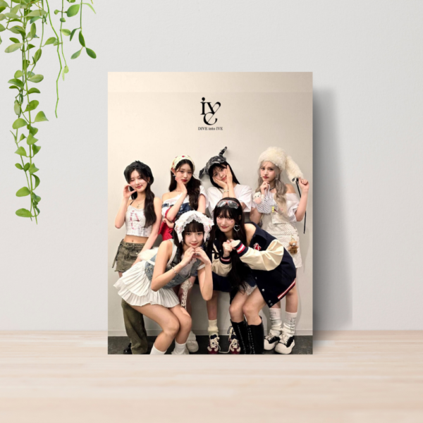 Quadro IVE Kpop Girl Group A4 | Placa MDF 08