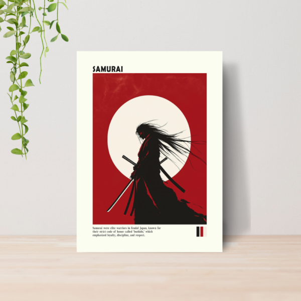 Quadro Decorativo Japão Arte Oriental A4 MDF 10