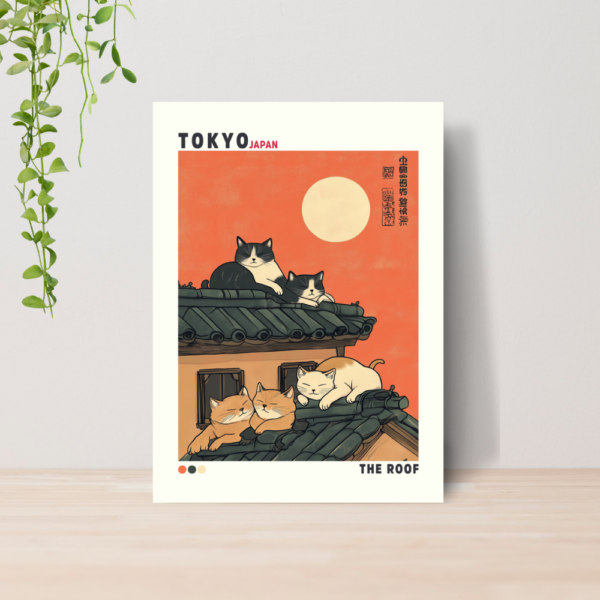 Quadro Decorativo Japão Arte Oriental A4 MDF 12