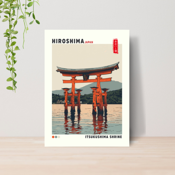 Quadro Decorativo Japão Arte Oriental A4 MDF 13