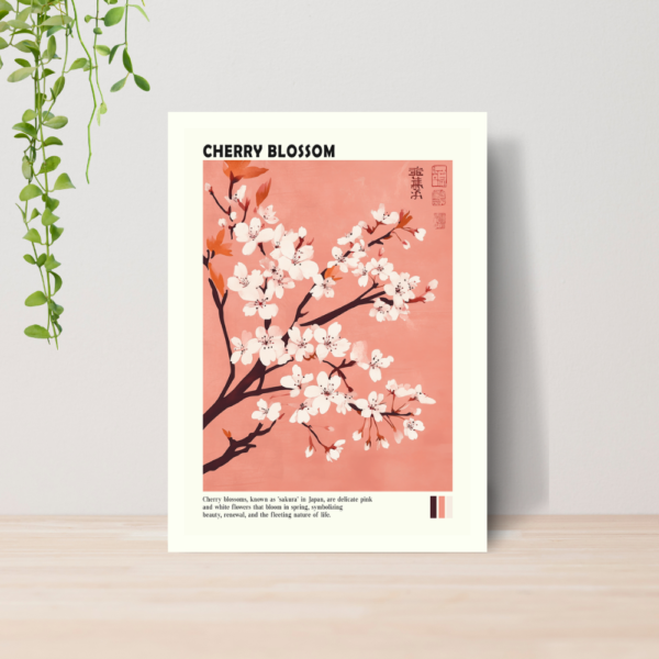 Quadro Decorativo Japão Arte Oriental A4 MDF 15