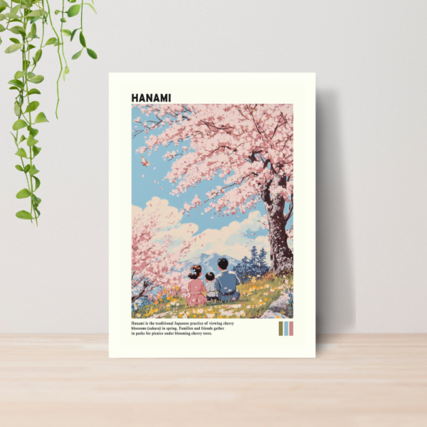 Quadro Decorativo Japão Arte Oriental A4 MDF 04