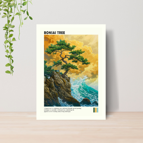 Quadro Decorativo Japão Arte Oriental A4 MDF 05