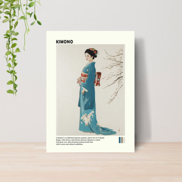 Quadro Decorativo Japão Arte Oriental A4 MDF 07